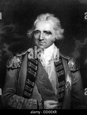 Ralph Abercromby (1734-1801) auf Gravur von 1834.  Schottischer Soldat und Politiker. Stockfoto