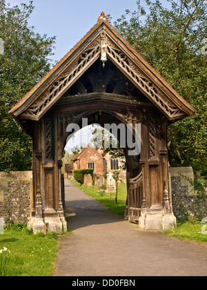 Lynch-Tor, Stoke Poges Kirche, Buckinghamshire, England Stockfoto