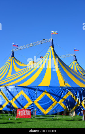 Zirkuszelt Zirkus am Resort Butlins Minehead, Minehead, Somerset, England, Vereinigtes Königreich Stockfoto