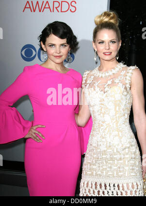 Ginnifer Goodwin und Jennifer Morrison 2012 Peoples Choice Awards statt im Nokia Theatre L.A. Live - Ankünfte Los Angeles, Kalifornien - 11.01.12 Stockfoto