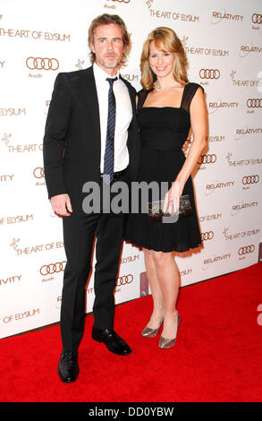 Sam Trammell, Missy Yager 2012 Kunst der Elysium-Himmel-Gala in der Union Station - Ankünfte Los Angeles, Kalifornien - 14.01.12 Stockfoto