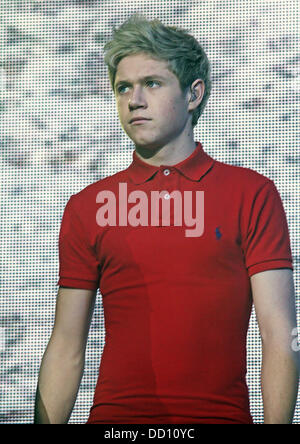 Niall Horan One Direction erklingt in Liverpool Echo Arena Liverpool, England - 15.01.12 Stockfoto