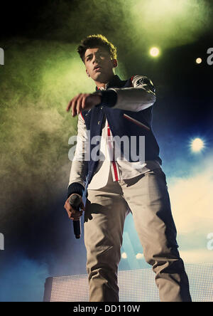 Zayn Malik eine Richtung erklingt in Liverpool Echo Arena Liverpool, England - 15.01.12 Stockfoto