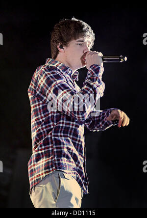 Liam Payne eine Richtung erklingt in Liverpool Echo Arena Liverpool, England - 15.01.12 Stockfoto