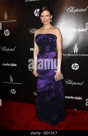 Bitsie Tulloch The Weinstein Company 2012 Golden Globe After Party statt an der Beverly Hills Hilton Beverly Hills, California - 15.01.12 Stockfoto