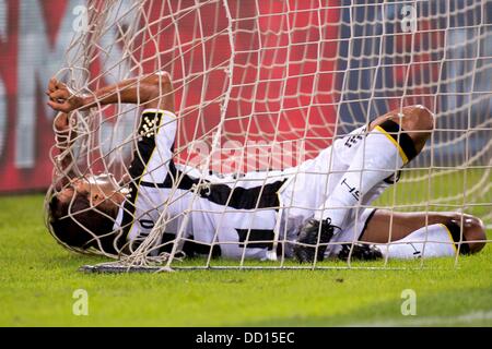 Danilo Larangeira (Udinese), 22. August 2013 - Fußball / Fußball: UEFA Europa League Play-off 1. Bein match zwischen Udinese 1-3 Slovan Liberec Stadium Nereo Rocco in Triest, Italien. (Foto von Maurizio Borsari/AFLO) Stockfoto