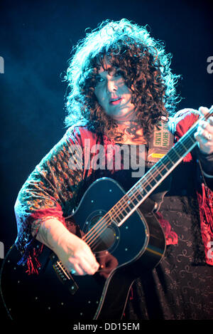 Los Angeles, CA, USA. 22. August 2013. Musiker - ANN WILSON und Herz erklingt in das griechische Theater, Los Angeles, Kalifornien, USA, 22. August 2013. Bildnachweis: ZUMA Press, Inc./Alamy Live-Nachrichten Stockfoto