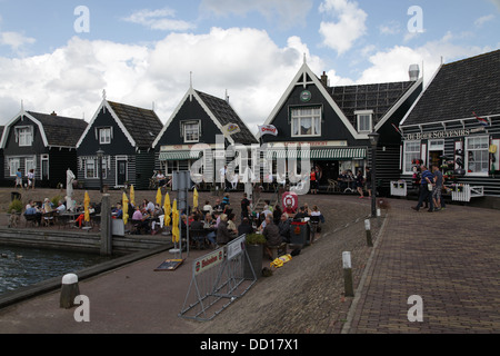 Touristische Fischerdorf Marken.Holland.Netherlands.Old historische Stadt nördlich von Amsterdam die Niederlande Stockfoto