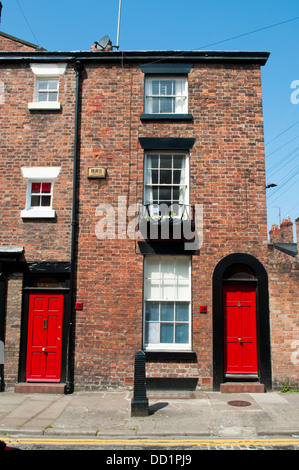 Georgianische Architektur in historischen Pilgrim Street, Liverpool, UK Stockfoto