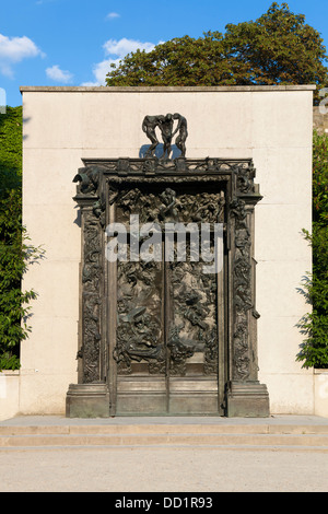 Das Höllentor von Auguste Rodin, Musée Rodin, Paris, Île-de-France, Frankreich Stockfoto