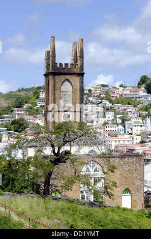 St. Andrews Presbyterian Church St.-Georgs Grenada Stockfoto