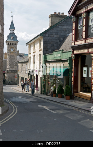 Ortszentrum, Hay-on-Wye, Powys, Wales, UK Stockfoto