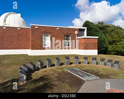 dh Carter Observatory WELLINGTON Neuseeland Sonnenuhr menschliches Zutun botanischer Gärten Stockfoto