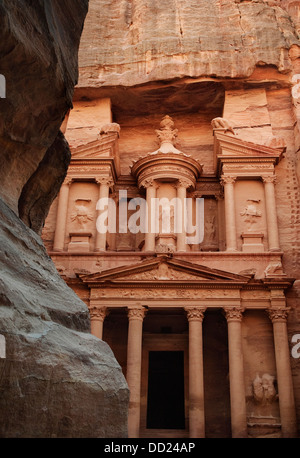 Al Khazneh, das Finanzministerium in Petra, Jordanien Stockfoto