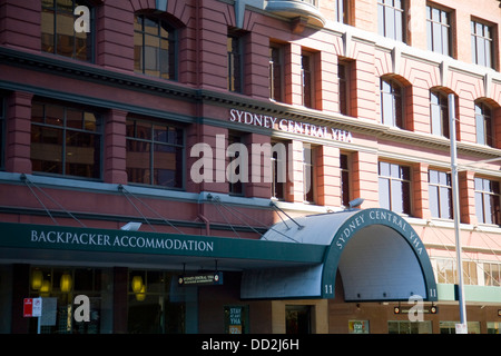 Sydney central YHA in Haymarket, Sydney, Australien Stockfoto