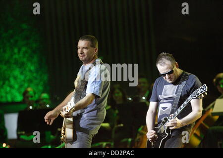 Sopot, Polen 23. August Sopot Top The Top Festival im Wald Oper. Im Bild: Kobranocka-Band spielt live auf der Bühne Credit: Michal Fludra/Alamy Live News Stockfoto