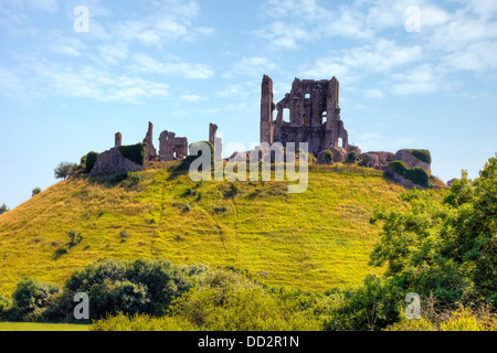 Corfe Castle, Purbeck, Dorset, England, Vereinigtes Königreich Stockfoto