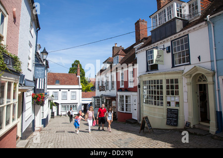 Quay Street, Lymington, Hampshire, England Stockfoto