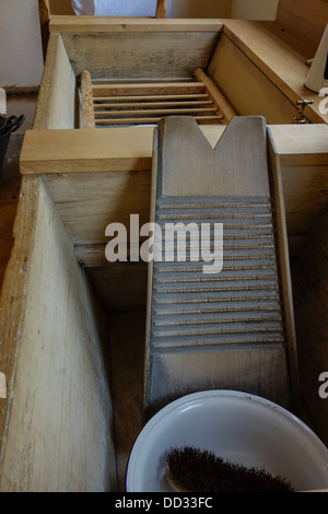 Waschküche sinkt bei Audley End House. Stockfoto