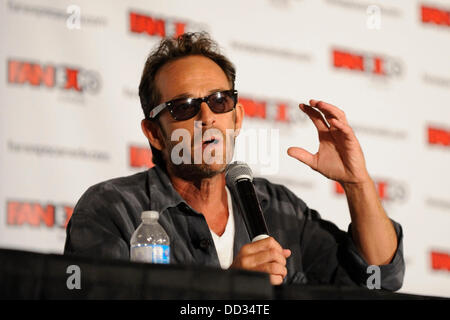 Toronto, Kanada. 23. August 2013.  Luke Perry Auftritt bei der 2013 Fan Expo Canada in Toronto Metro Convention Centre. Bildnachweis: EXImages/Alamy Live-Nachrichten Stockfoto