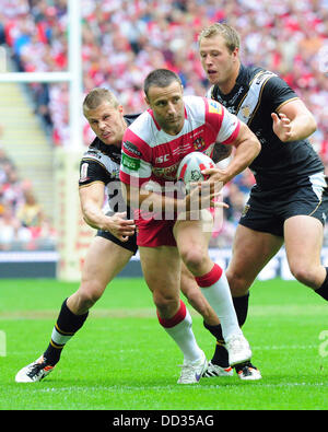 London, UK. 24. August 2013. Blake Green in Aktion während der Rugby League Challenge Cup-Finale zwischen Hull FC und Wigan Warriors von Wembley Stadion Credit: Action Plus Sport/Alamy Live News Stockfoto