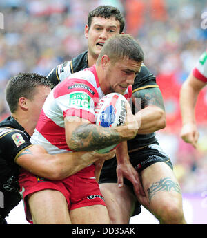 London, UK. 24. August 2013. Michael Mcllorum in Aktion während der Rugby League Challenge Cup-Finale zwischen Hull FC und Wigan Warriors von Wembley Stadion Credit: Action Plus Sport/Alamy Live News Stockfoto