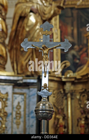 Im Inneren der Kirche von Bernhardin (Brownriar) liegt am Fuße des Wawel-Hügel. Stockfoto