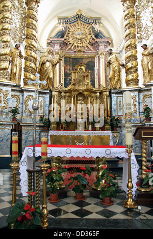 Im Inneren der Kirche von Bernhardin (Brownriar) liegt am Fuße des Wawel-Hügel. Stockfoto