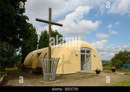 Die moderne Pfarrkirche Kirche von St James der Apostel im Tempel Normanton Derbyshire UK Stockfoto