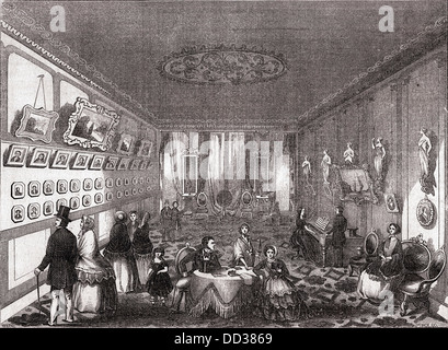 Ball der großen Daguerrian Galerie, Cincinnati, Ohio, 1854 Stockfoto