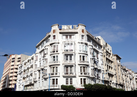 Art-Deco-Architektur in der Stadt von Casablanca, Marokko Stockfoto