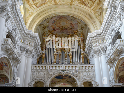 Sankt Florian Kloster, Augustinerkloster in Sankt Florian, Österreich, Europa Stockfoto