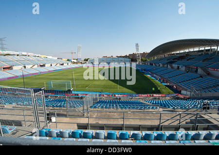 Estadio Coliseum Alfonso Perez, 23. August 2013 - Fußball / Fußball: ein Überblick über die Coliseun Alfonso Perez Stadium während der spanischen Primera Division "Liga BBVA (Espanola)" match zwischen Getafe C.F. 2-2 Almeria Coliseun Alfonso Perez Stadium in Getafe, Spanien, (Foto: Enrico Calderoni/AFLO SPORT) [0391] Stockfoto