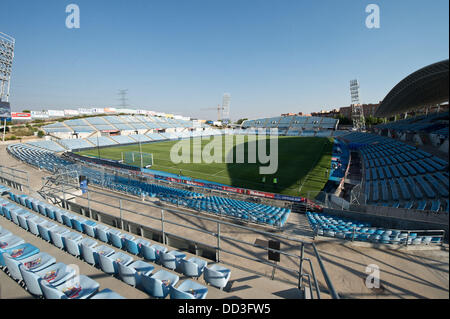 Estadio Coliseum Alfonso Perez, 23. August 2013 - Fußball / Fußball: ein Überblick über die Coliseun Alfonso Perez Stadium während der spanischen Primera Division "Liga BBVA (Espanola)" match zwischen Getafe C.F. 2-2 Almeria Coliseun Alfonso Perez Stadium in Getafe, Spanien, (Foto: Enrico Calderoni/AFLO SPORT) [0391] Stockfoto