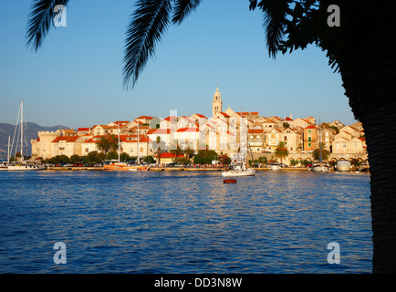 Altstadt von Korcula Stockfoto