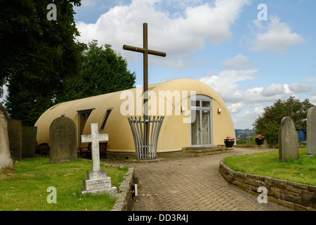 Die moderne Pfarrkirche Kirche von St James der Apostel im Tempel Normanton Derbyshire UK Stockfoto