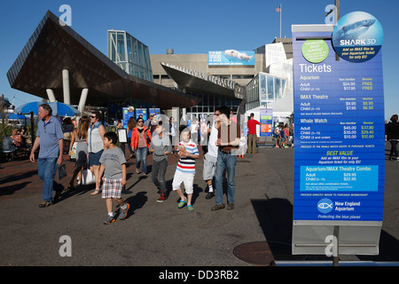 Das New England Aquarium, Boston, Massachusetts Stockfoto