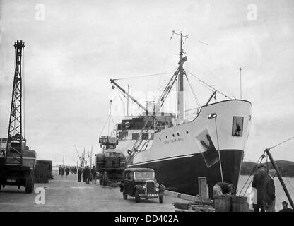 Caledonian MacBrayne Schiff Loch Seaforth in den 1940er Jahren Stockfoto