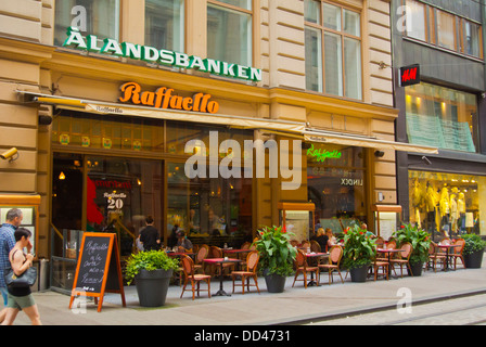 Restaurant Terrassen Aleksanterinkatu Straße Helsinkii Finnland nördlichen Mitteleuropa Stockfoto