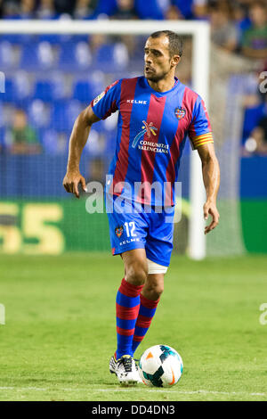 Juanfran (Levante), 25. August 2013 - Fußball / Fußball: spanische Primera Division "Liga BBVA (Espanola)" match zwischen Levante 0-0 Sevilla im Estadio Ciudad de Valencia in Valencia, Spanien. (Foto von Enrico Calderoni/AFLO SPORT) Stockfoto