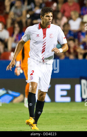 Federico Fazio (Sevilla), 25. August 2013 - Fußball / Fußball: spanische Primera Division "Liga BBVA (Espanola)" match zwischen Levante 0-0 Sevilla im Estadio Ciudad de Valencia in Valencia, Spanien. (Foto von Enrico Calderoni/AFLO SPORT) Stockfoto