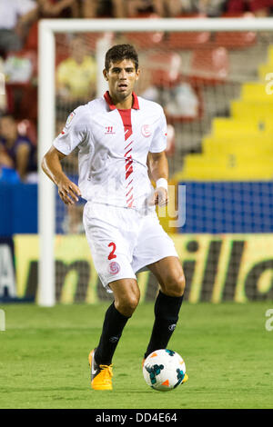 Federico Fazio (Sevilla), 25. August 2013 - Fußball / Fußball: spanische Primera Division "Liga BBVA (Espanola)" match zwischen Levante 0-0 Sevilla im Estadio Ciudad de Valencia in Valencia, Spanien. (Foto von Enrico Calderoni/AFLO SPORT) Stockfoto