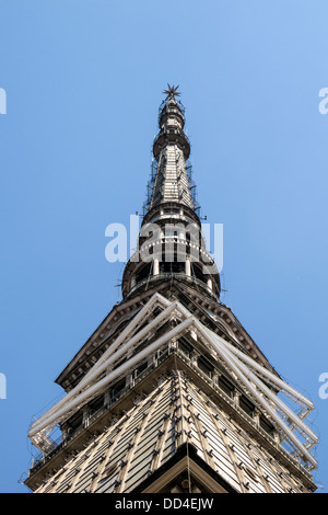 Turm der Mole Antonelliana in Turin. Stockfoto