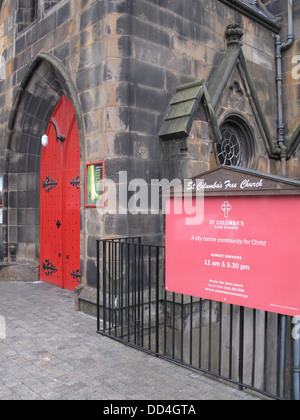 St. Columba freien Gemeinde, Johnstone Terrace, Edinburgh, Scotland, UK Stockfoto