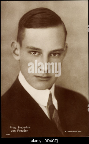 AK Junger Prinz Hubertus von Preußen, Porträt; Stockfoto