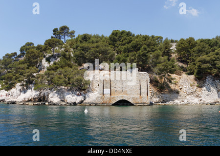 Cassis Calanques von Port-Miou, Bouche-du-Rhône, Frankreich, Europa Stockfoto