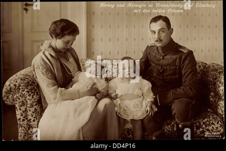 AK Herzog Ernst August von Braunschweig-Lüneburg, Gemahlin, Erweiterungsset; Stockfoto