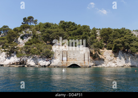 Cassis Calanques von Port-Miou, Bouche-du-Rhône, Frankreich, Europa Stockfoto