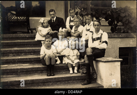 AK Prinz Louis Ferdinand Mit Prinzessin Alexandrine von Preußen; Stockfoto