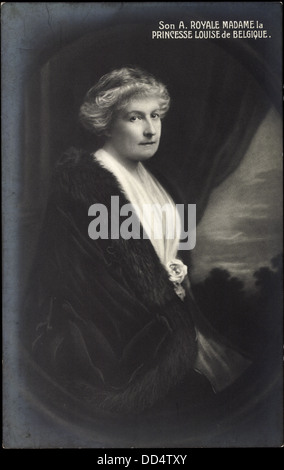 AK Royale Madame la Princesse Louise de Belgique; Stockfoto